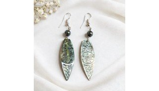 Best Quality of Resin Shell Earrings Unique Model Premium Design